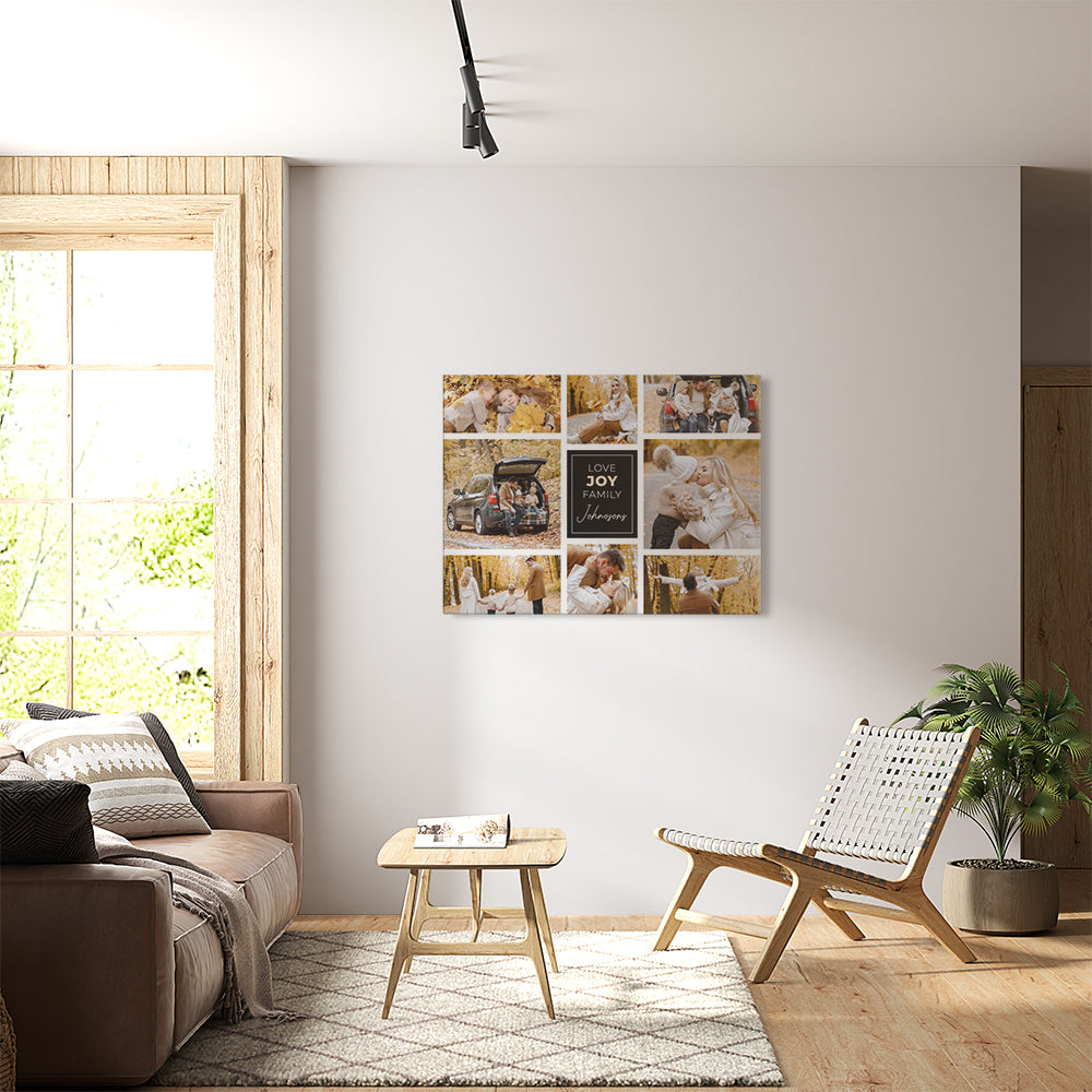 Personalisierte Leinwand mit Foto Moderne Collage