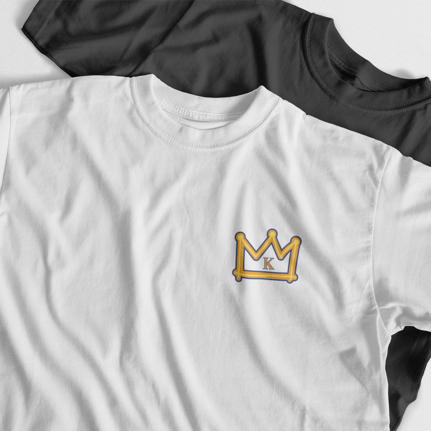 Personalisiertes T-Shirt Krone Mit Initial