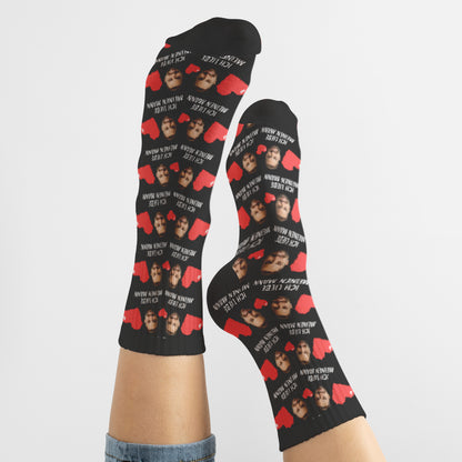 Personalisierte Socken mit Gesicht Ehemann