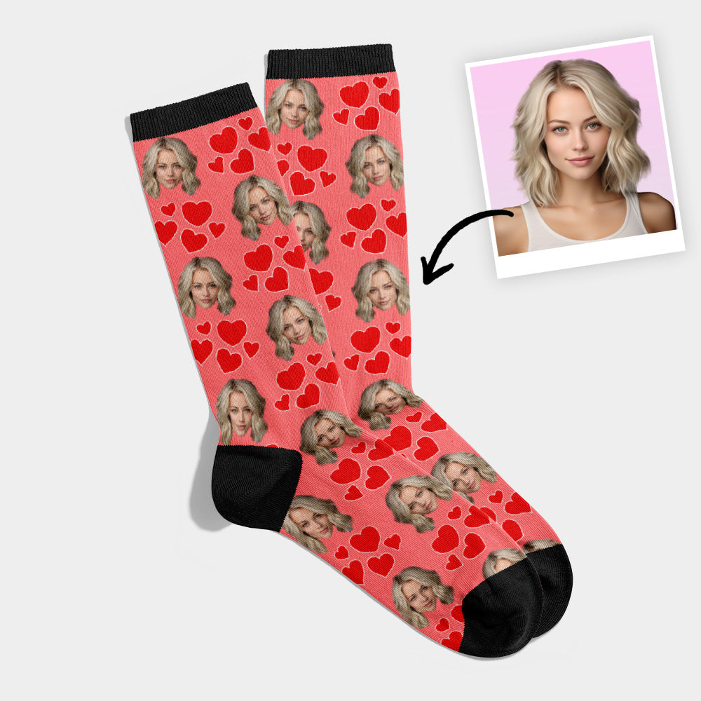 Personalisierte Valentinstag Socken