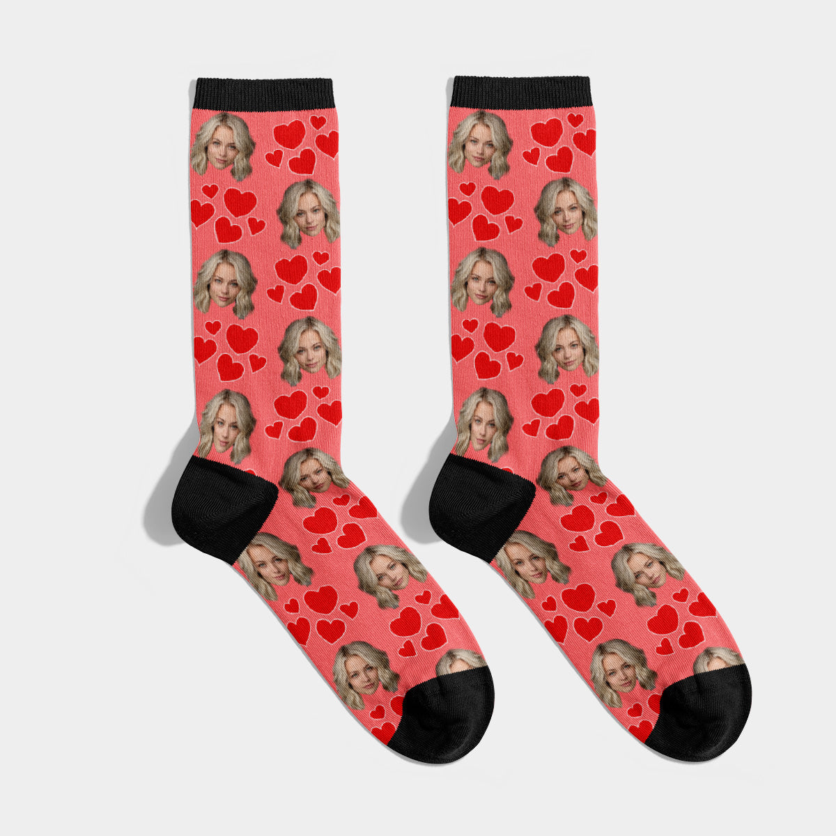 Personalisierte Valentinstag Socken