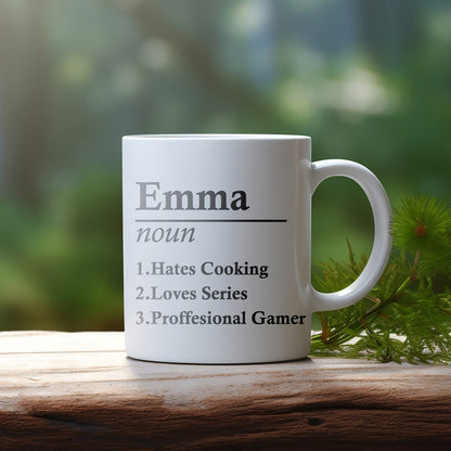 Personalisierte Tasse mit Name