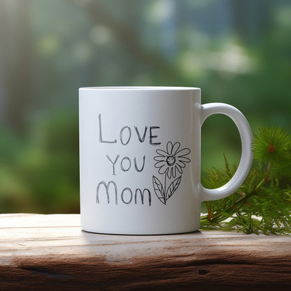 Personalisierte Tasse mit Handschrift
