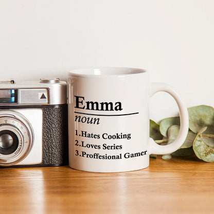 Personalisierte Tasse mit Name