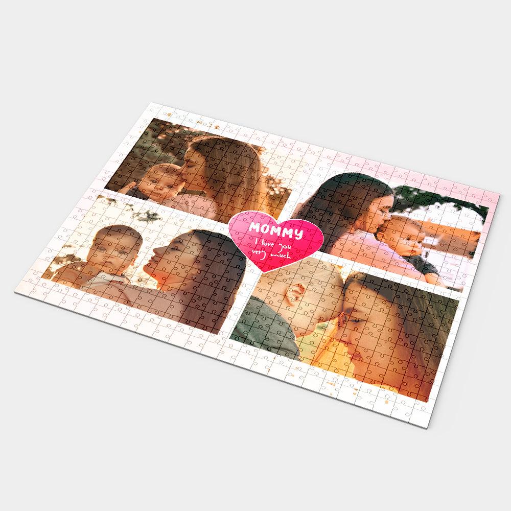 Personalisierte Puzzle mit Foto Collage Mama