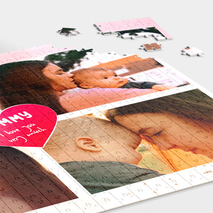 Personalisierte Puzzle mit Foto Collage Mama