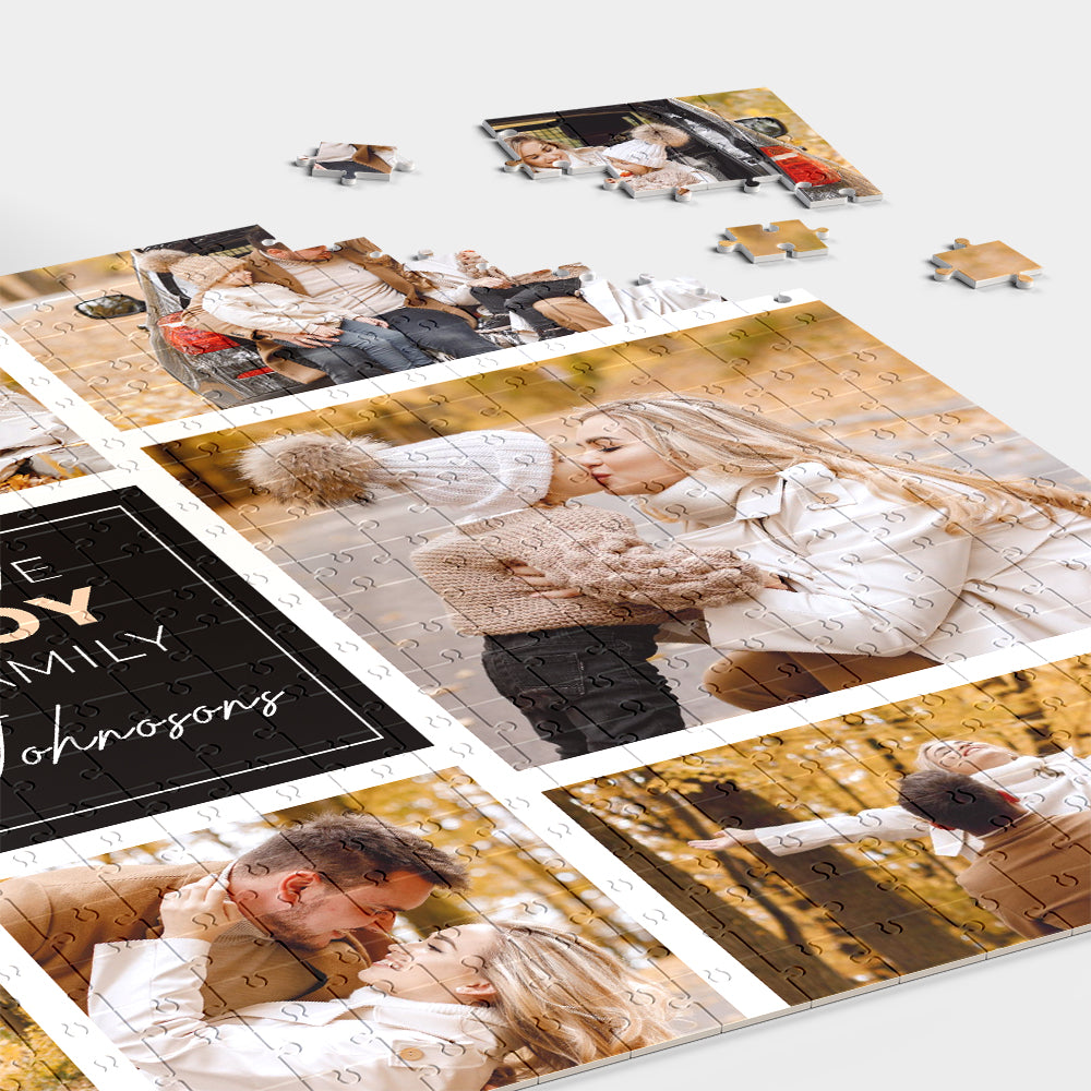 Personalisierte Puzzle Moderne Collage mit Fotos