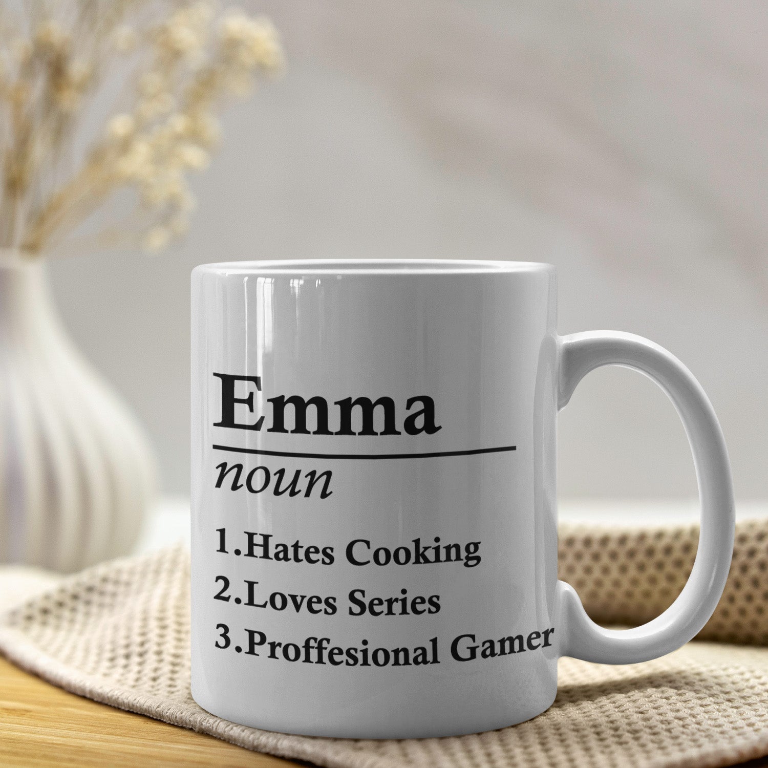 Personalisierte Tasse mit Name