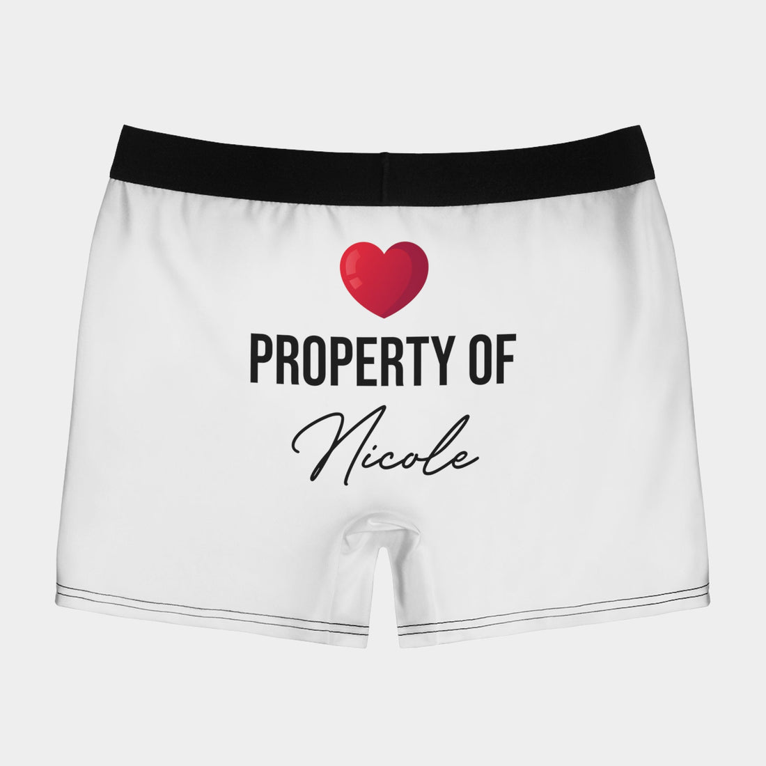 Personalisierte Boxershorts Für Männer Property Of Mit Name