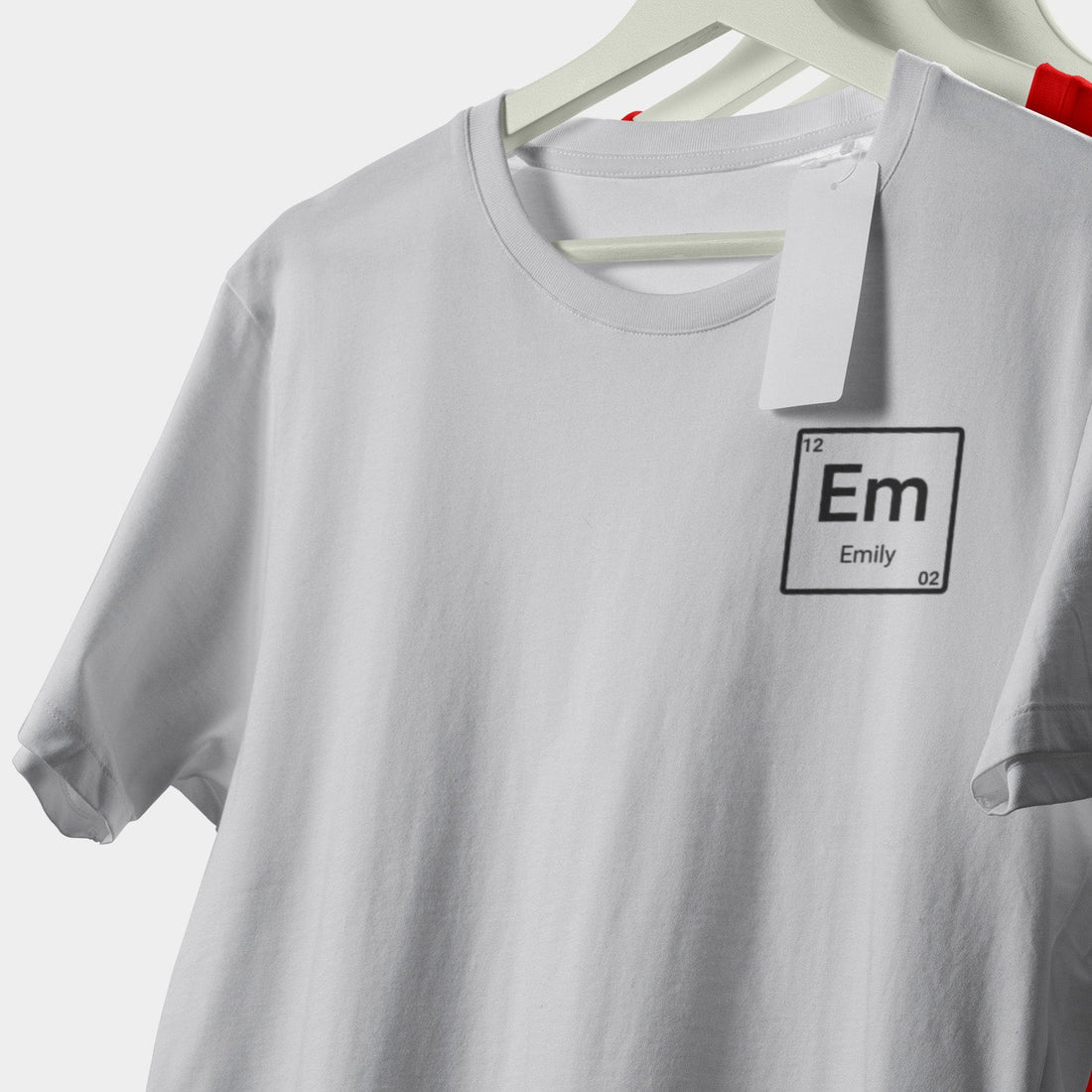 Personalisiertes T-Shirt Name Chemie Element Periodensystem