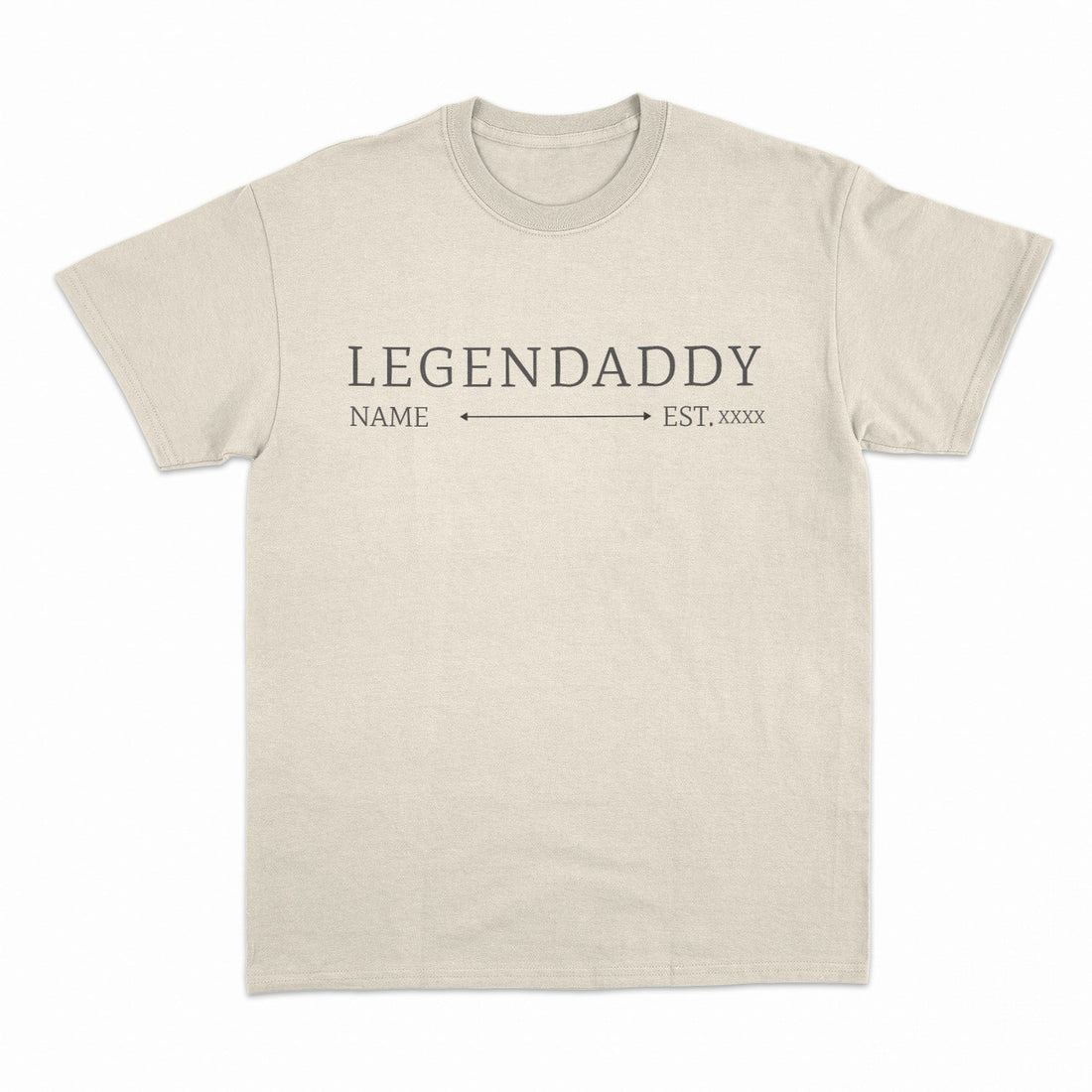 Personalisiertes T-Shirt Papa Legendaddy mit Name