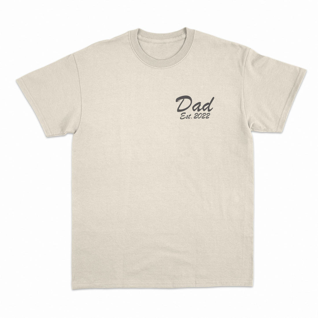 Personalisiertes T-Shirt Dad Est. Mit Geburtsjahr