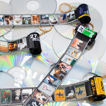 Personalisierte Filmrolle Schlüsselanhänger Fotos Liebe