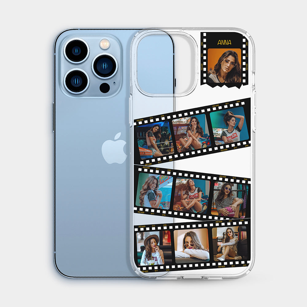 Personalisierte iPhone Hülle Filmrolle Fotos