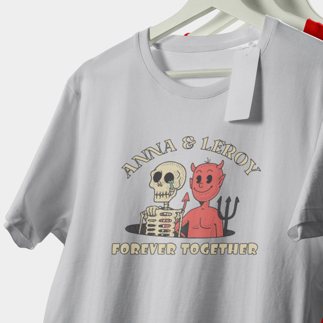 Personalisiertes T-Shirt Forever Together Mit Namen