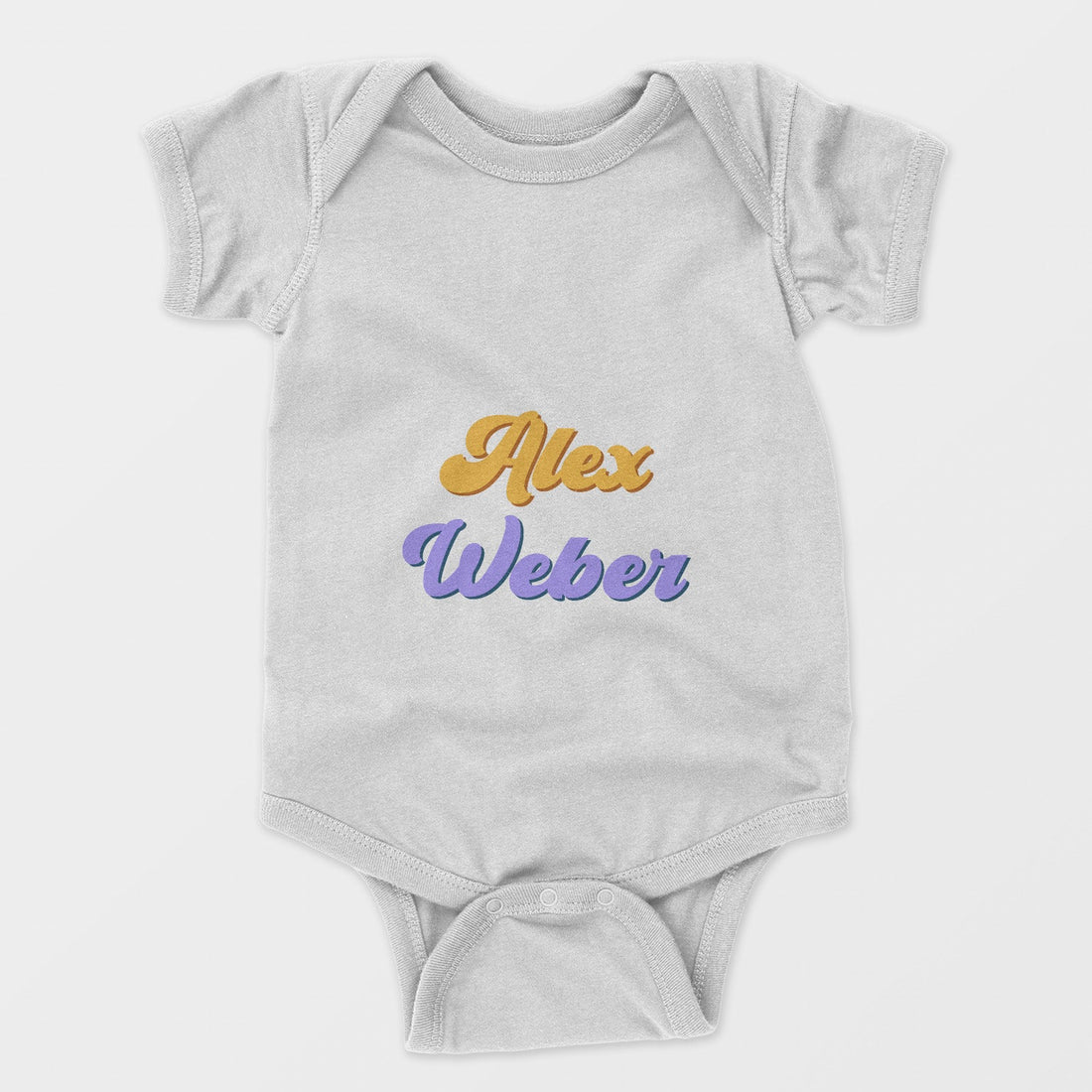 Personalisierter Baby Body Strampler Mit Name