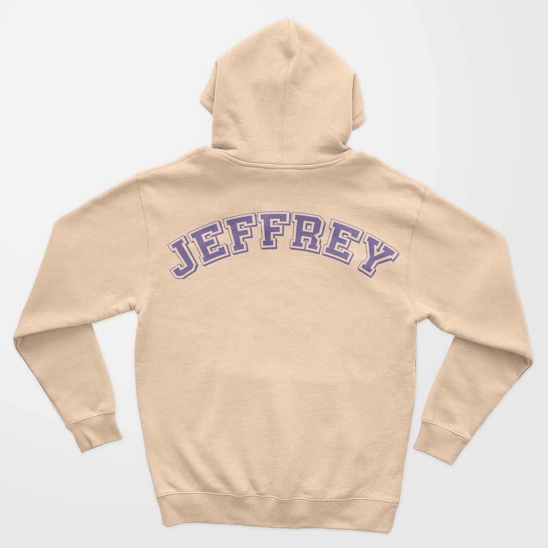 Personalisierter Hoodie Pullover College Stil Mit Name