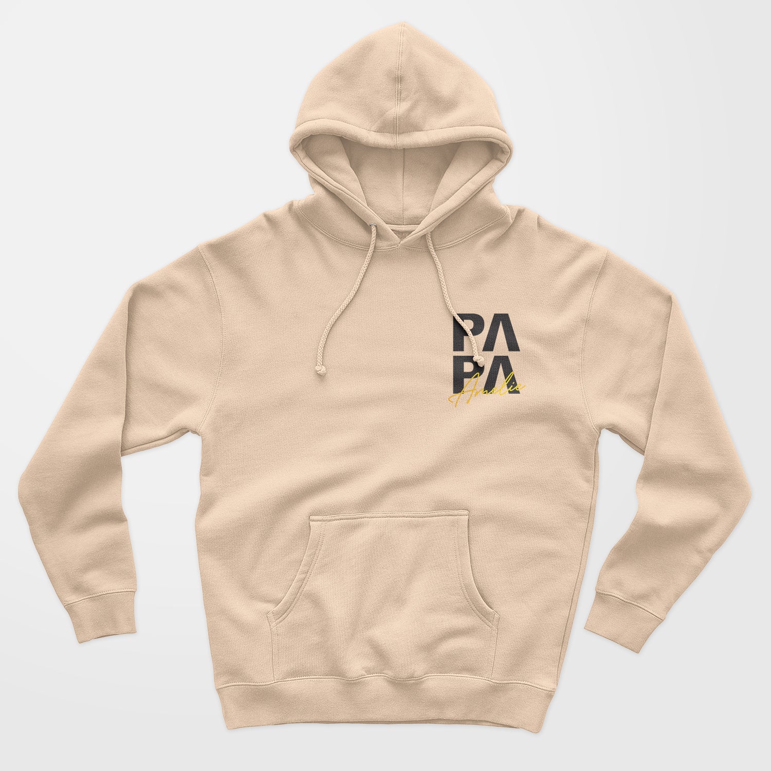 Personalisierter Hoodie Pullover Papa Mit Kindername