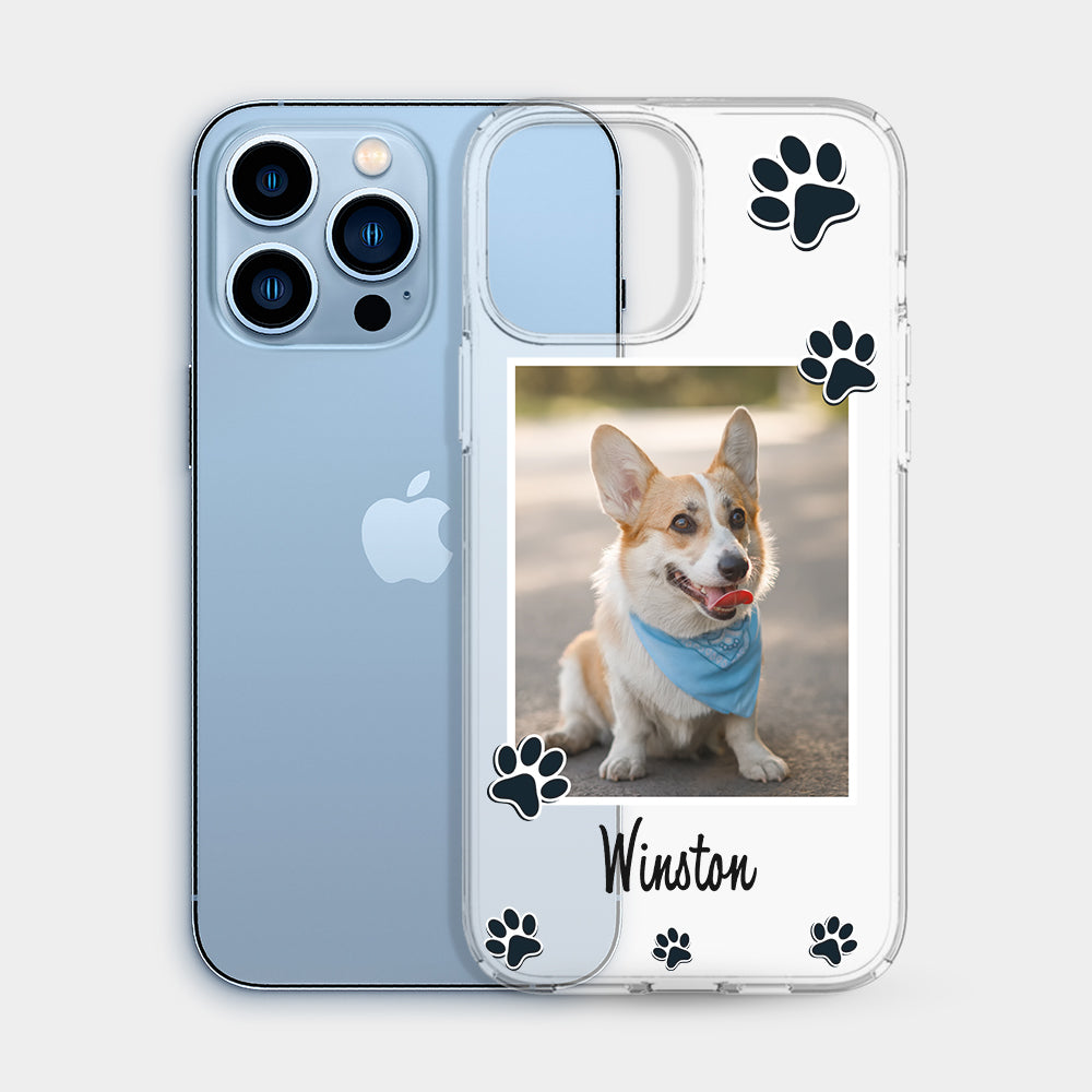 Personalisierte iPhone Hülle Foto Hund