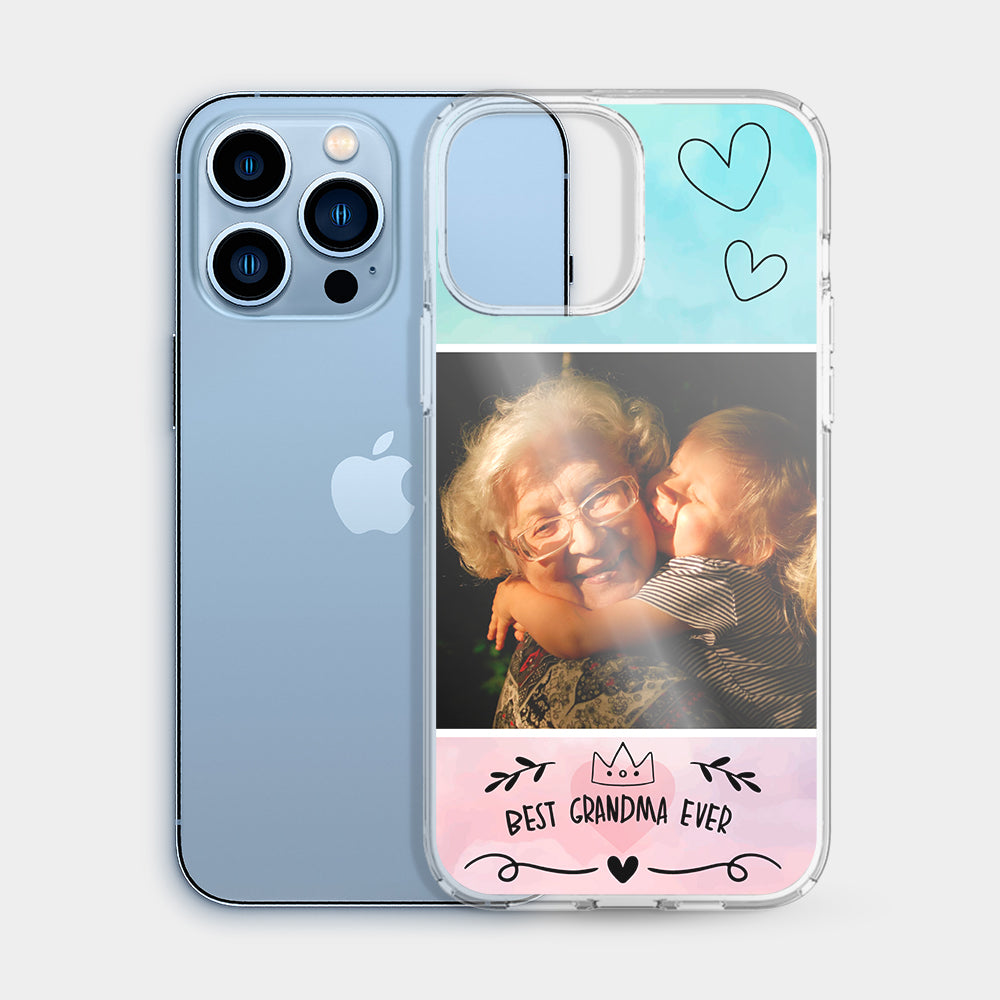Personalisierte iPhone Hülle Foto Großmutter