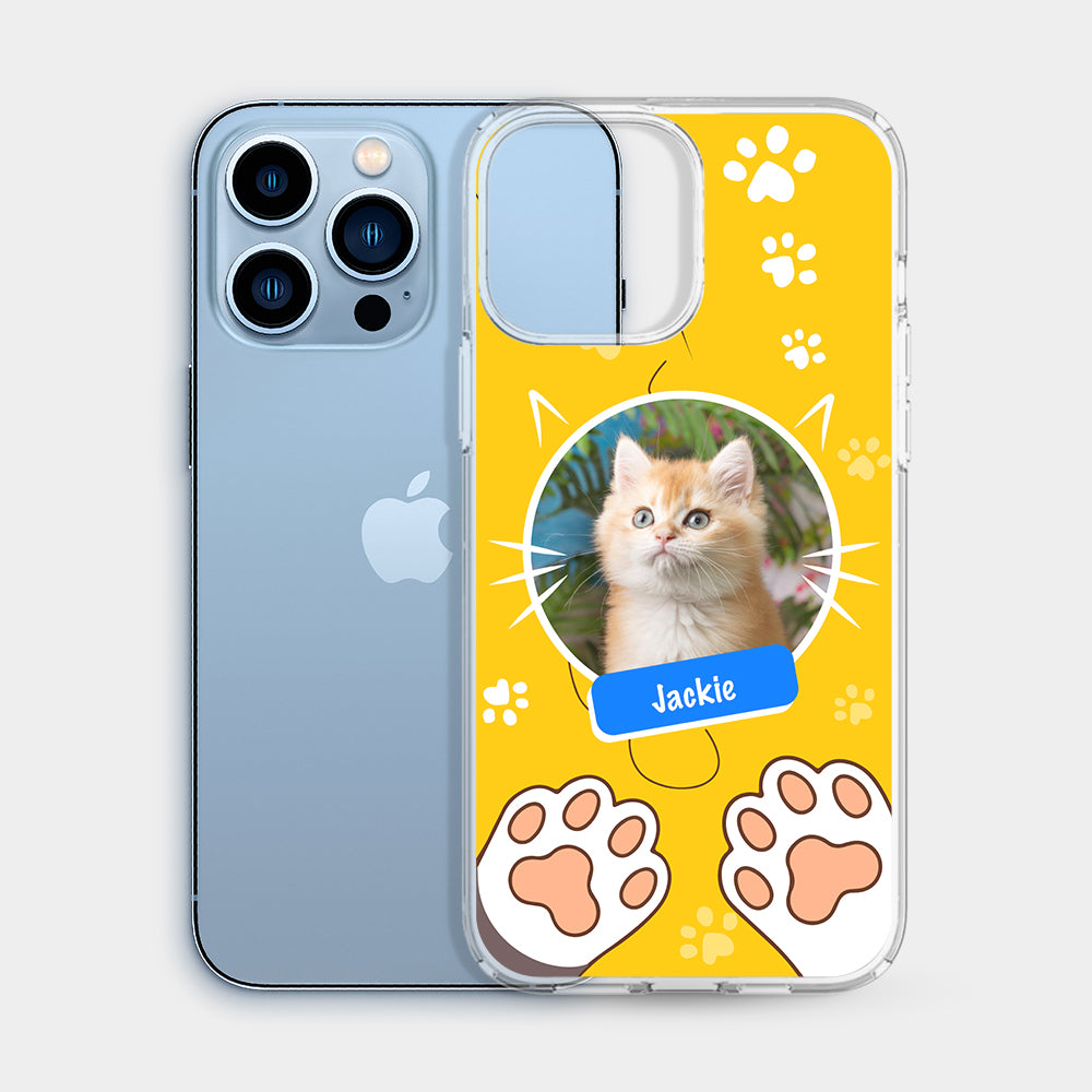 Personalisierte iPhone Hülle Foto Katze