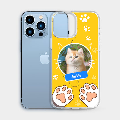 Personalisierte iPhone Hülle Foto Katze