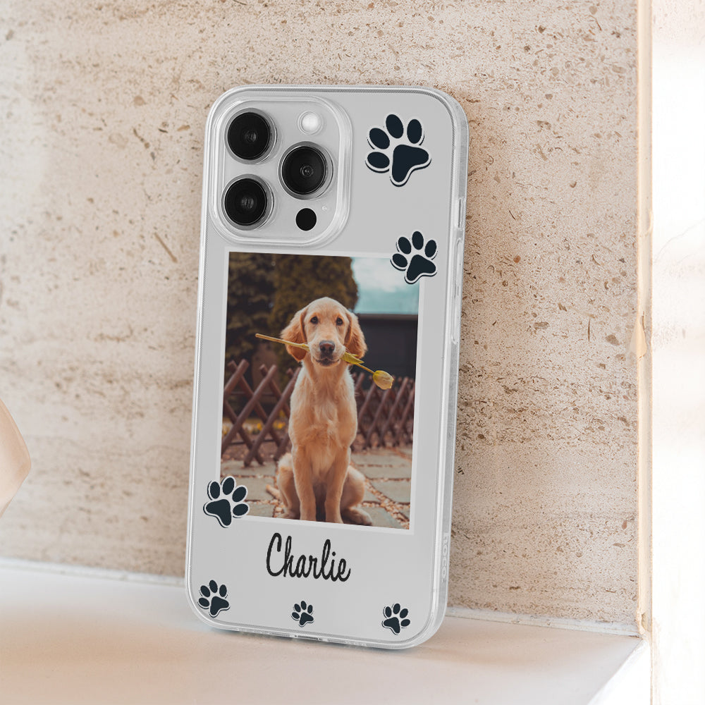 Personalisierte iPhone Hülle Foto Hund