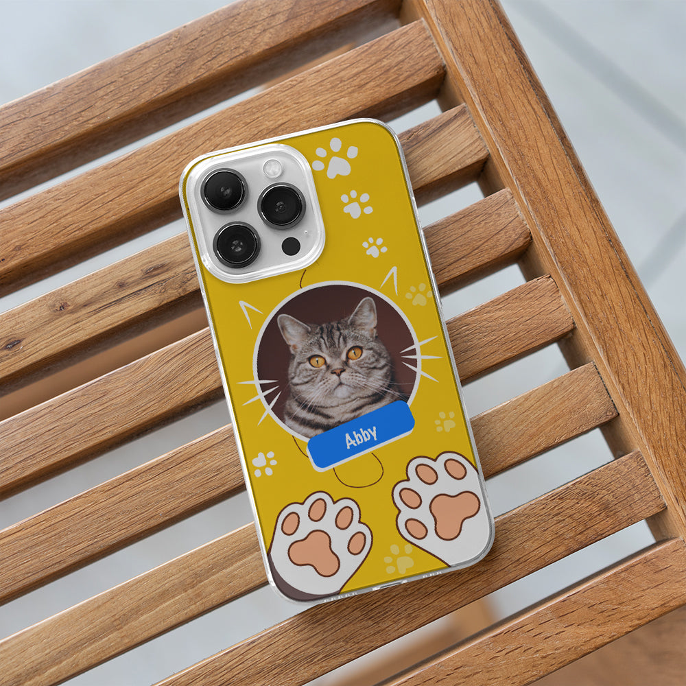 Personalisierte iPhone Hülle Foto Katze