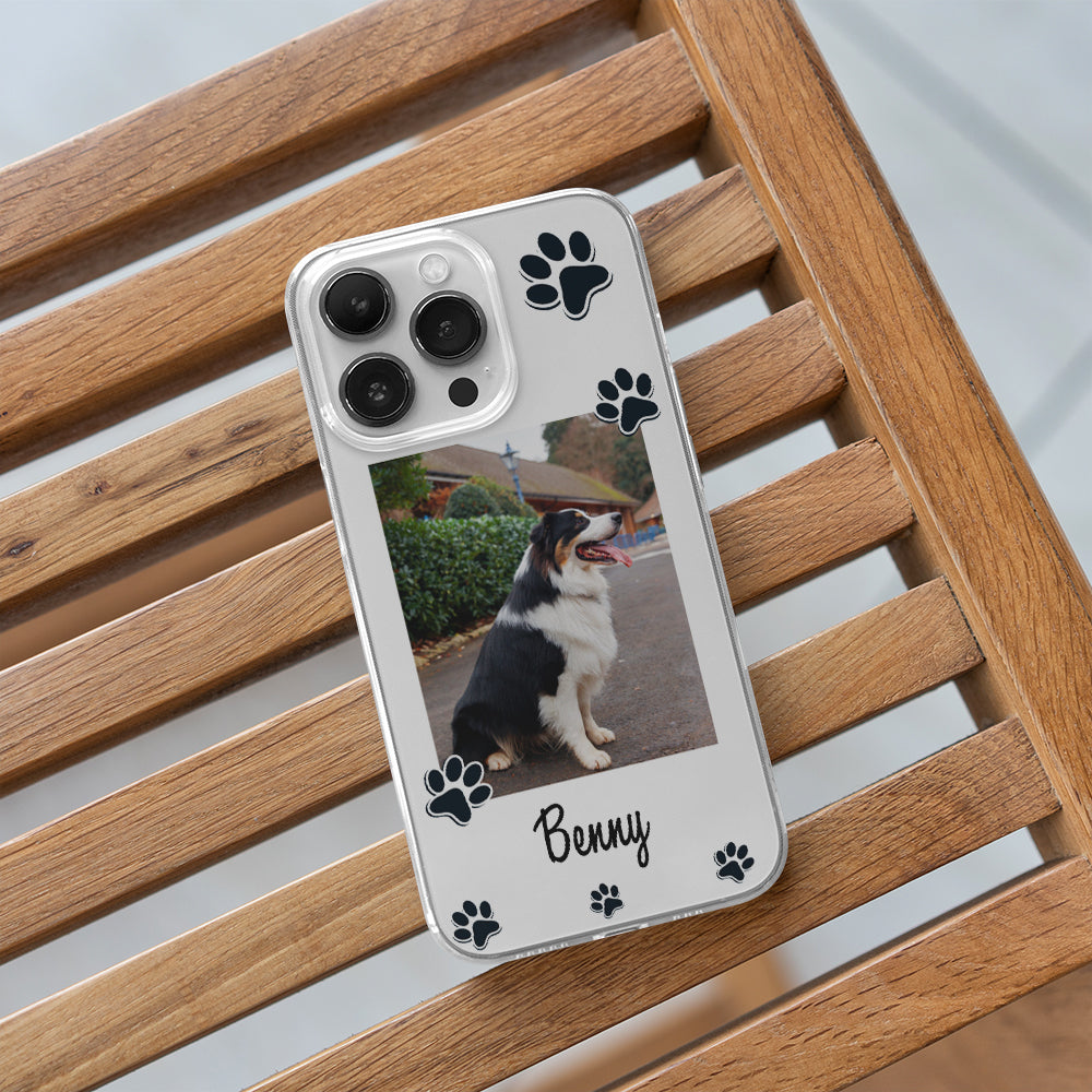 Personalisierte iPhone Hülle Foto Hund