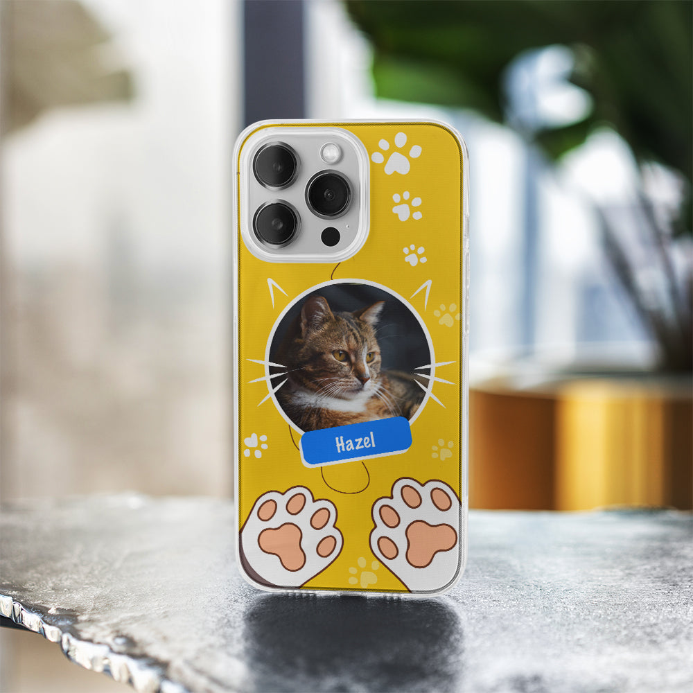 Personalisierte iPhone Hülle Foto Katze