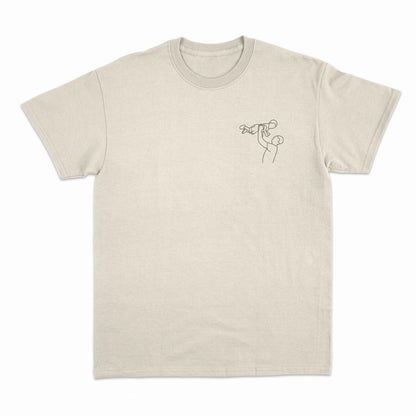 Personalisiertes T-Shirt Foto Line Art
