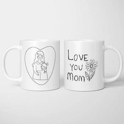 Personalisierte Tasse mit Handschrift