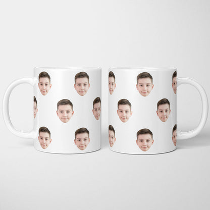 Personalisierte Tasse Gesichter