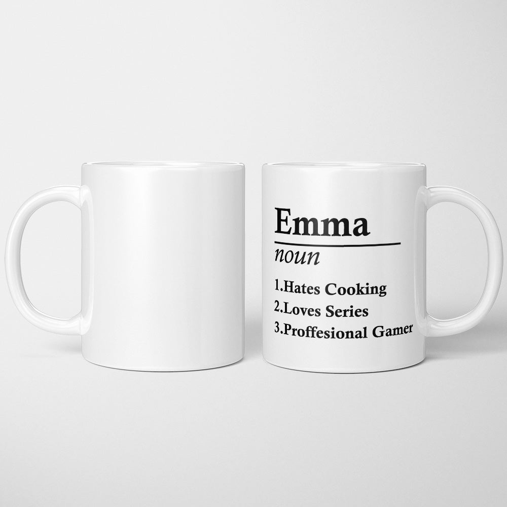 Personalisierte Tasse mit Name
