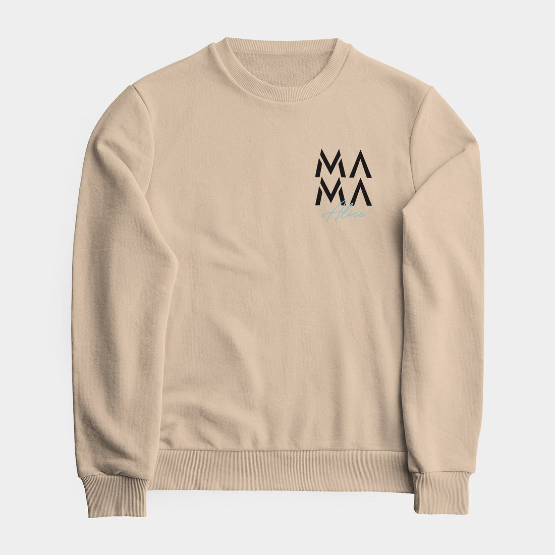 Personalisiertes Sweatshirt Pullover Mama Mit Kindername