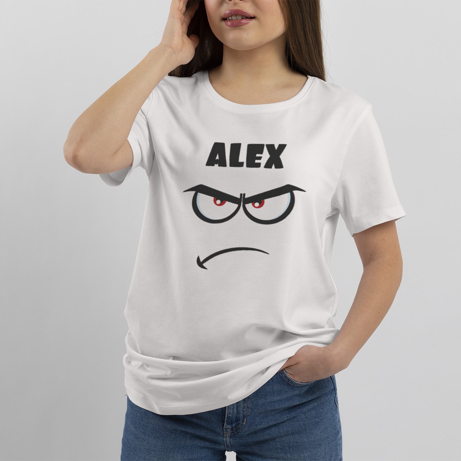 Personalisiertes T-Shirt Grimmiges Monster Mit Name