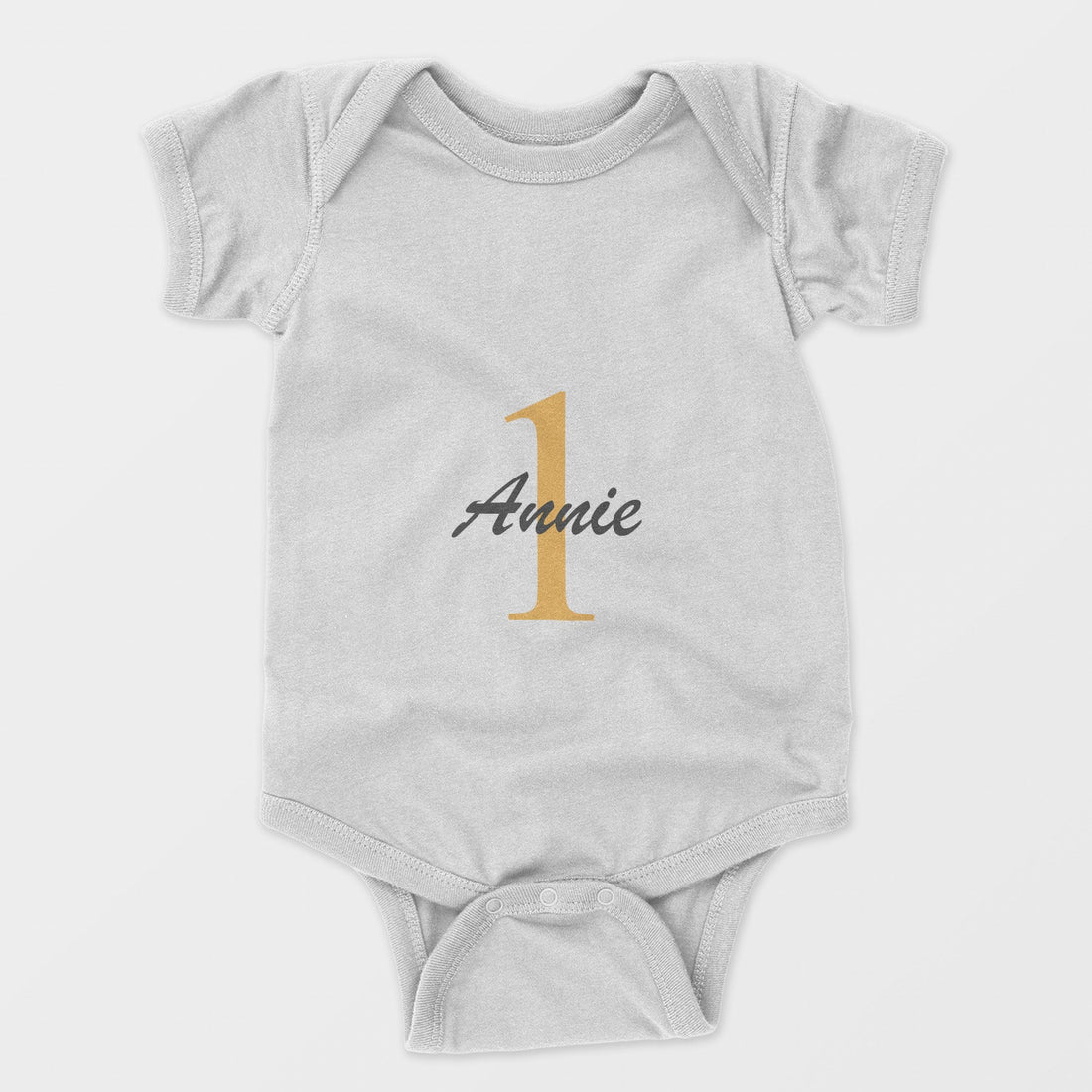 Personalisierter Baby Body Strampler 1. Geburtstag Mit Name