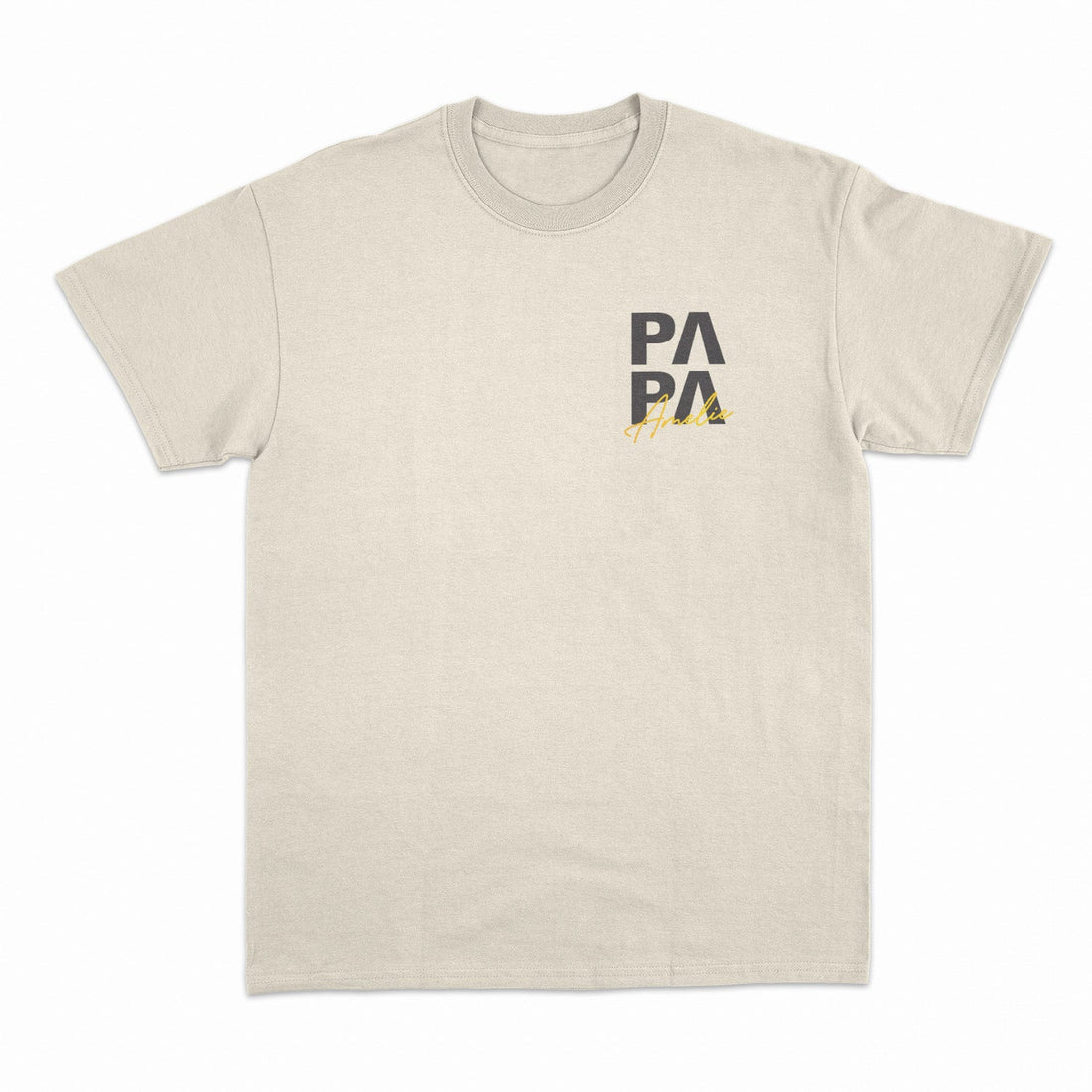 Personalisiertes T-Shirt Papa Mit Kindername