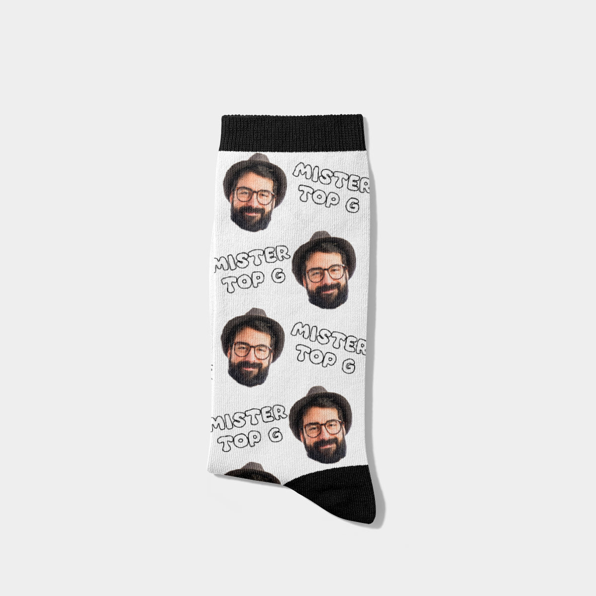 Personalisierte Foto Socken mit Text