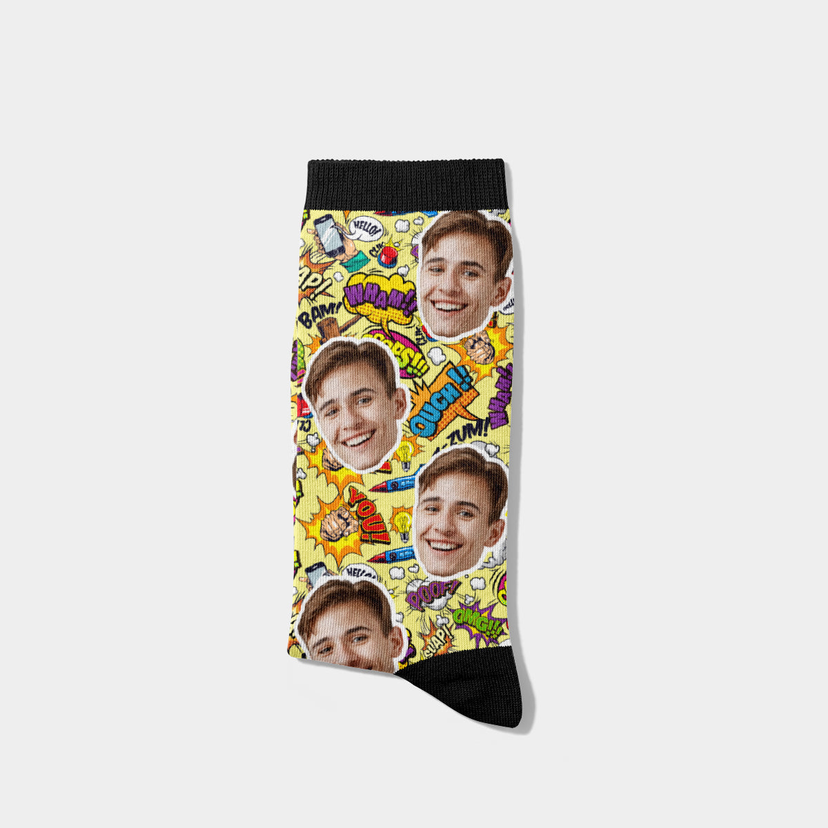 Personalisierte Comic Socken