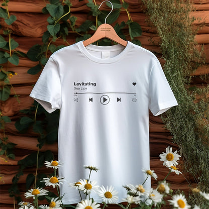 Personalisiertes T-Shirt Musik Spotify Song